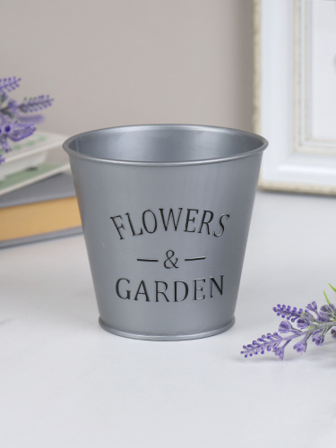 Кашпо пластик 10х11 см / S-907 /уп 550/