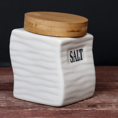 Банка для сыпучих продуктов 4 штуки 300 мл / JC6629B /уп 16/ на подставке