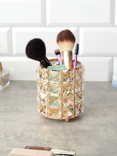 Органайзер подставка золото 9х11,5 см / N-005 /уп 60/органайзер