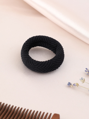 Резинка для волос / NSAL-23B /уп 100/черная