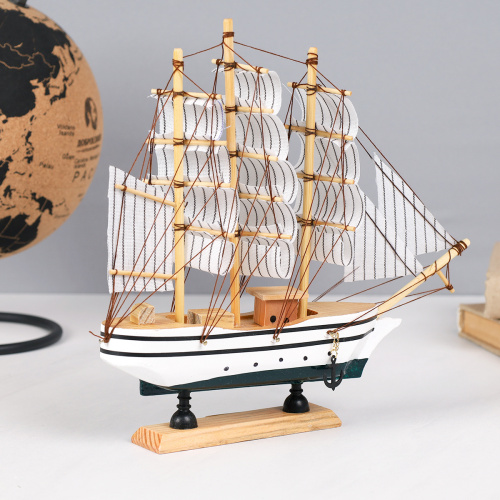 Макет парусного корабля 23х23 см / SH024MP /уп 48/