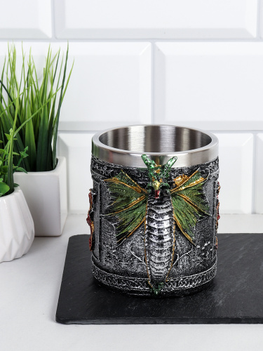 Кружка пивная Готика металл/ 8004 /уп 36/