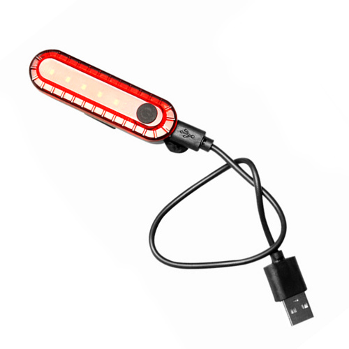 Фонарь задний COMIRON TA11 корпус: пластик, IPX4; свет: COB(5LED), 50lm; аккум: 330mAh, USB; четыре режима, OPP. /уп 100/400/