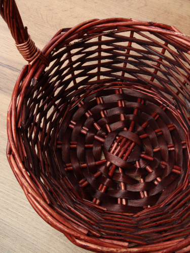 Корзина плетеная 3 штуки 33х12/27х10/22х9 см / S/3 22-42-B /уп 28/круглая