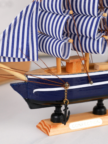 Макет парусного корабля 16х3,5х15 см / 1651P /уп 96/