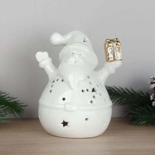 Фигурка Дед мороз с подсветкой новогодний 13 см / YZ23619 /уп 32/64/LED