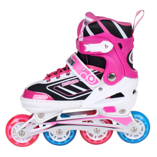 Роликовые коньки POWER / 5600 M /уп 6/ (35-38) розовые
