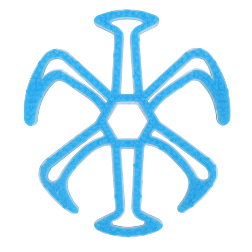 Подкладка для шлема велосипедного. Материал: TPE (Silicone). Размер средний. Вес 38.5гр. Синий