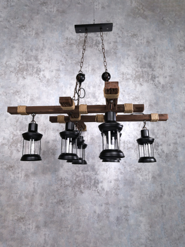 Люстра подвесная 8 ламп (68*100 см), Е14 / Rg24 / уп 1