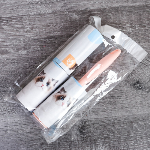 Щетка для одежды и 2 сменных ролика 30 листов / 10-4 /уп 96/микс/OPP