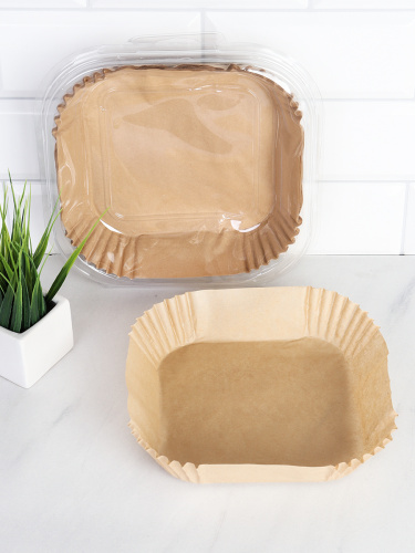 Формы для запекания бумажные маслостойкие Квадрат 16х4,5 см, набор 50 шт / FB-16-50-269 /уп 120/