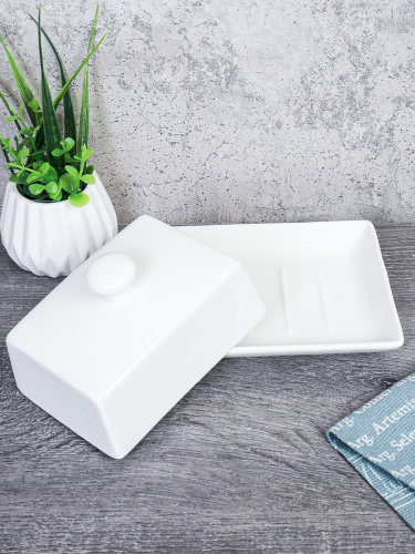 Масленка 14х11х7,7 см / E-302 /уп 50/