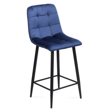 Стул барный SB-005 Темно-синий Velvet G062-49 / GBAR895A-1 /уп 2/