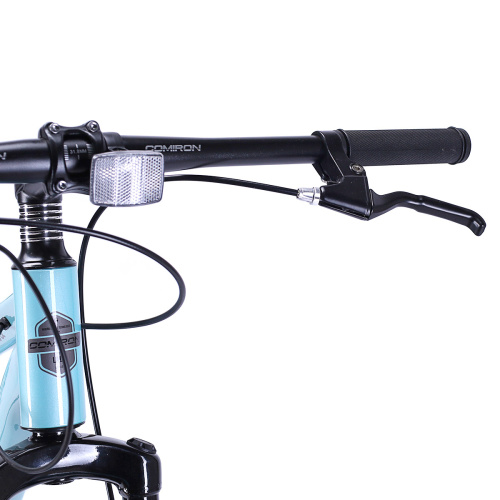 Велосипед 27,5" рама 17" 1x10sp COMIRON DESIRE голубой дымный