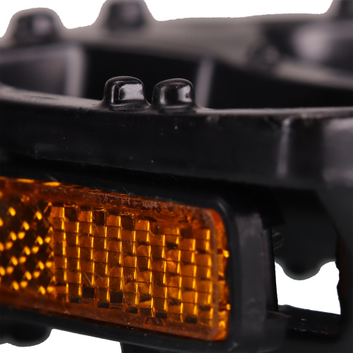 Педаль MTB MIXIEER MX-P550, 9/16 резьба, ALU корпус, сталь. подшипник, 110х105мм, с рефлектором, 2S ось, картридж, black, 1 пара /уп50/