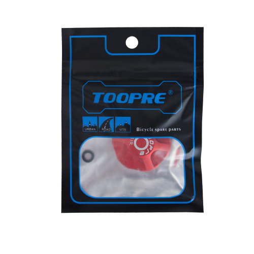 Крышка короны вилки MTB велосипеда. TOOPRE FC-001. Размеры: 33х33х8.3мм. Совместима с вилками: Manitou/X-Fusion/Fox/DT/Rockshox. Алюминий. Красный