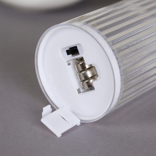 Свеча светодиодная 13х6 см / VFR-117 /уп 12/288/прозрачная