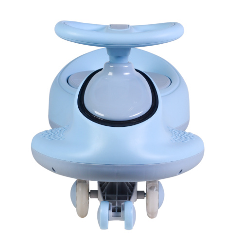 Толокар COMIRON CMR-8089 / светящиеся PU колеса 90 мм / Голубой / уп4