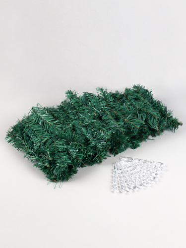Гирлянда из елочных веток искусственная 2,7 метра 200 веток 24 см ширина+СОСУЛЬКИ набор  / WA-200 / уп 40/Новый год