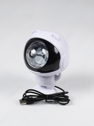 Проектор диско-шар ночник светодиодный классический, настольный 13 см / CW182609-7 /уп 48/