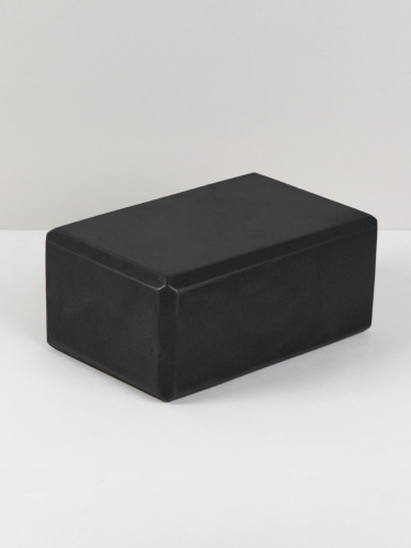 Блок для йоги и фитнеса спортивный 23*15*10 см / YJZ590/2 /уп 50/ черный