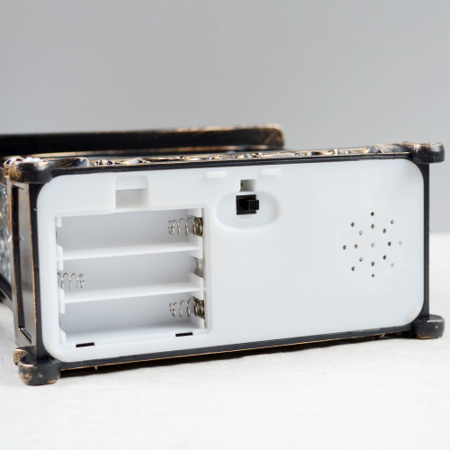 Светильник настольный новогодний 18х8х30 см Дед мороз музыкальный / NG206-1 /уп 8/АКЦИЯ