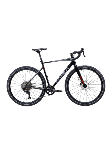 Велосипед грэвел COMIRON SPECTRUM I 700C-480mm SENSAH 1X11S, карбовилка, оси, чёрный terminator