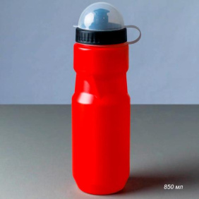 Бутылка для воды с пылевой крышкой "Element". Красная. 850 мл. /711596 /FWEPE-26Dr / уп 1/ RF