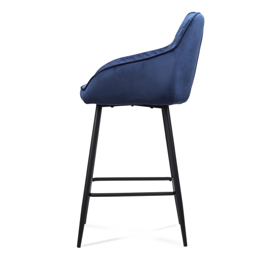 Стул барный SB-008 Темно-синий Velvet G062-49 / GBAR2171A-4 