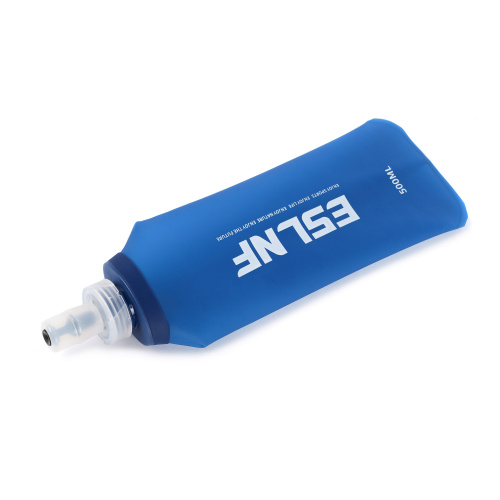 Бутылка для воды спортивная мягкая 500 мл., мягкая фляга для воды. Материал Eco-friendly TPU. /уп 160/