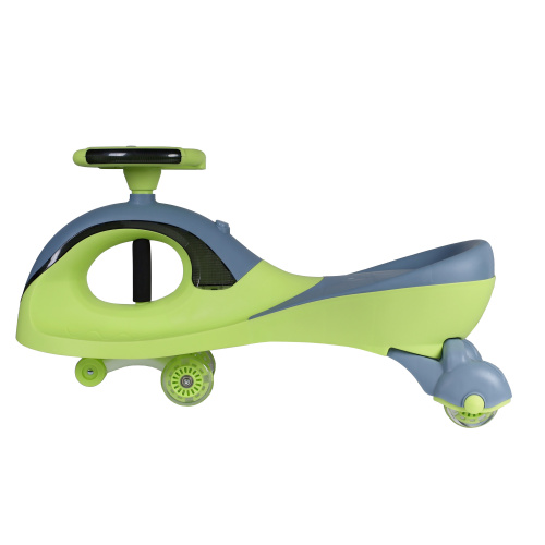 Толокар COMIRON QT-8098/светящиеся полиуретановые колеса 90 мм/ Желтый/уп4