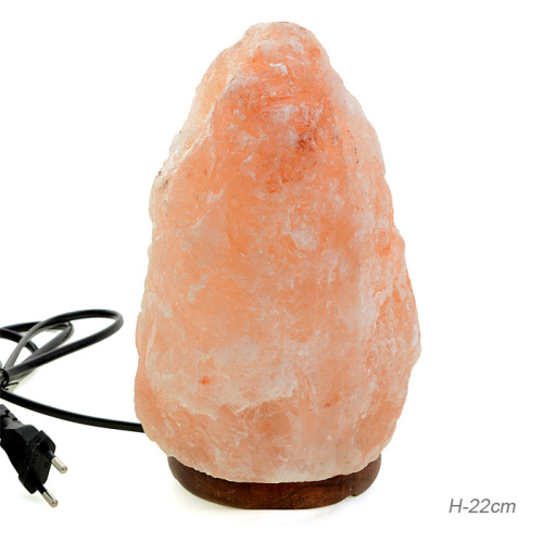 Лампа солевая Скала 3-4 кг Эко / SLL-12033-ДHг / дерев.подставка