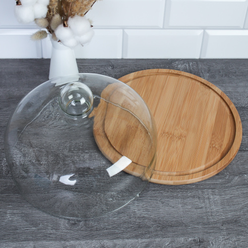 Блюдо с крышкой 29 см / CF266 /уп 8/*