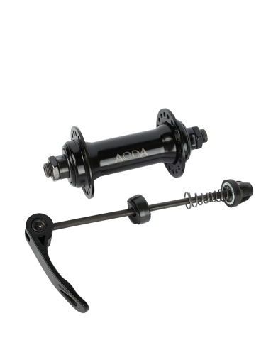 Передняя ступица, 100мм, V-brake, 36 отверстий, шариковый подшипник, сталь, эксцентрик, /AO-FR36/черный/ уп 5