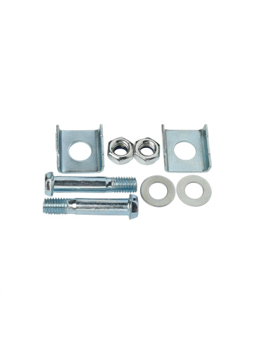 Комплект опорных колес с кронштейнами универсальный 12"-20" пластиковые колеса Желтый 2шт/ HF-037-YE / уп 30