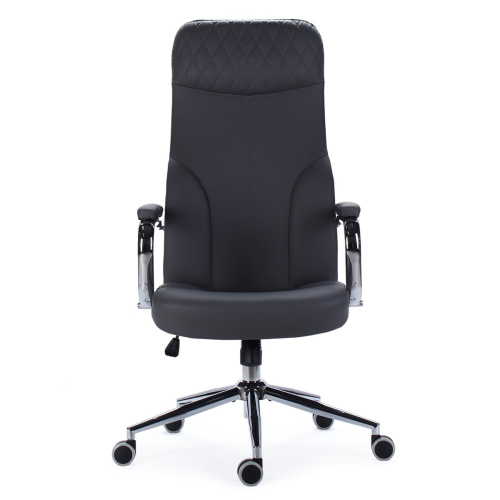 Кресло руководителя CH-10M Ch Серый экокожа