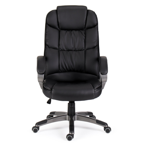Кресло руководителя CH001DS PL ЧЕРНЫЙ ЭКО.КОЖА