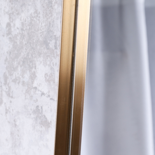 Зеркало в алюминиевой раме настенное 600х1600 gold / HLQW-AM01005 /уп 1/Небьющееся зеркало