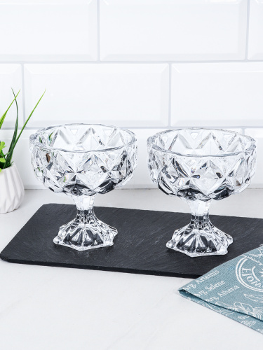 Креманка 2 штуки 300 мл / RFV-33 /уп 24/ 