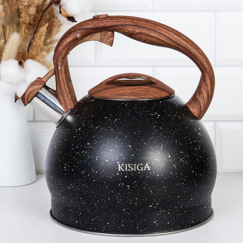 Чайник 3,0 л, ручка Soft Touch/ KISIGA / KBW-427 /уп 12/ 0,76/индукция / трехслойное дно
