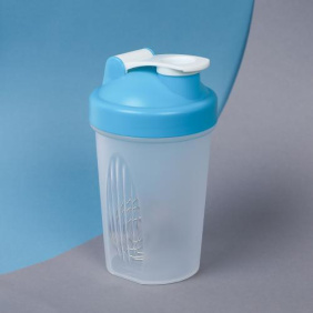 Бутылка/Шейкер SMALLHERO SHS-400 синяя, для спортивного питания 400ML ШОК цена!/уп80
