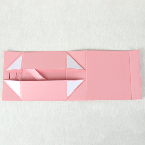 Коробка подарочная складная 20х18 см / Z225-1293 /уп 72/ розовая