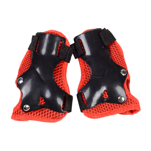 Защита для катания на роликах и велосипеде 6 предметов. 6-18лет / Yan-88Fat-R /уп 100/ красный