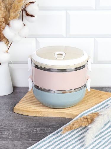 Ланч-бокс 2 предмета / GB-2-375 /уп 48/