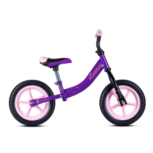 Беговел 12" COMIRON Flight Pro / CB1205 / уп 6 / Цвет: фиолетовый-розовый/ КРАТНО УПАКОВКЕ 6 ШТ.