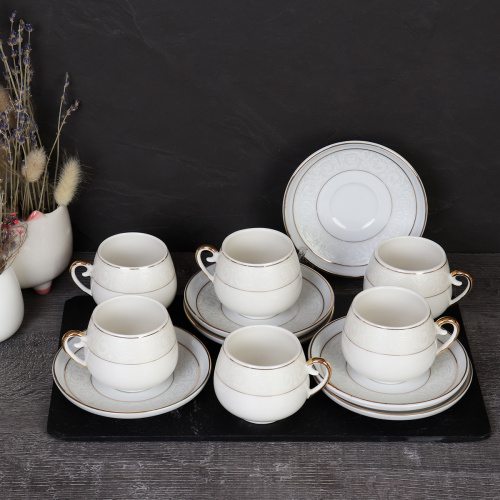 Кофейный набор 12 предметов 100 мл /CF/ FY21001 /уп 12/ Ришелье