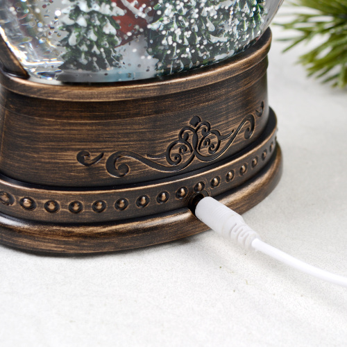 Светильник настольный новогодний 12х7,5х24 см / NG206-19 /уп 12/ музыкальный