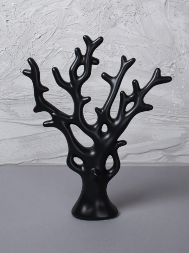 Статуэтка Коралл 30 см черный / JIN-08 /уп 20/