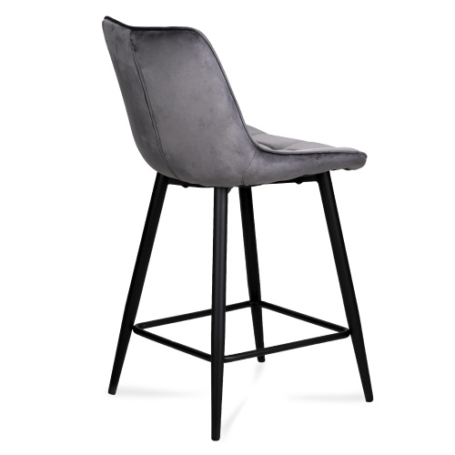 Стул барный SB-006 Темно-серый Velvet G062-40 / GBAR8060A-1 /уп 4/