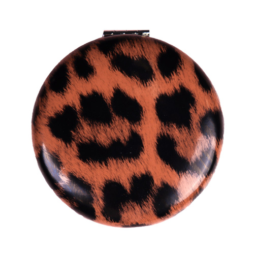 Зеркало карманное 7 см Хит / GT360 /уп 50/300/ кожзам